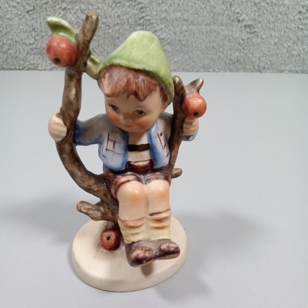 Goebel Hummel‎ Apple Tree Boy Figurine Vintage W Germany Porcelain 4 Inch